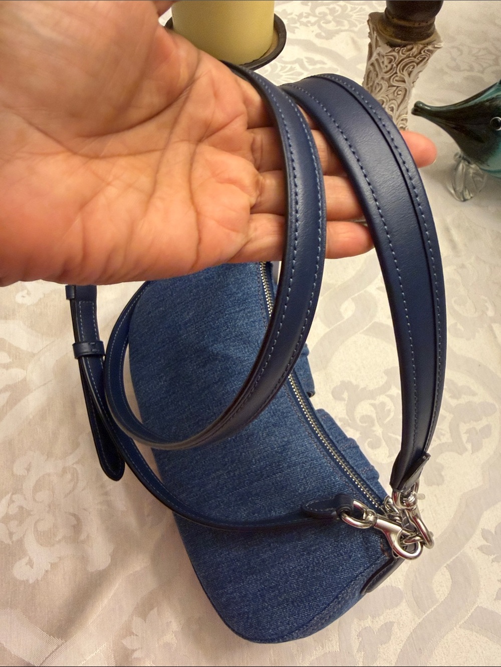 NWT Coach Denim Ashton Shoulder Bag/ Crossbody - Picture 3 of 7